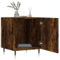 vidaXL Comodino Rovere Fumo 40x40x50 cm in Legno Multistrato vidaXL Comodino Rovere Fumo 40x40x50 cm in Legno Multistrato