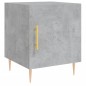vidaXL Comodino Grigio Cemento 40x40x50 cm in Legno Multistrato vidaXL Comodino Grigio Cemento 40x40x50 cm in Legno Multistrato