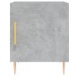 vidaXL Comodino Grigio Cemento 40x40x50 cm in Legno Multistrato vidaXL Comodino Grigio Cemento 40x40x50 cm in Legno Multistrato