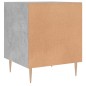 vidaXL Comodino Grigio Cemento 40x40x50 cm in Legno Multistrato vidaXL Comodino Grigio Cemento 40x40x50 cm in Legno Multistrato