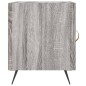 vidaXL Comodino Grigio Sonoma 40x40x50 cm in Legno Multistrato vidaXL Comodino Grigio Sonoma 40x40x50 cm in Legno Multistrato