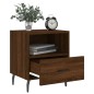 vidaXL Comodini 2 pz Rovere Marrone 40x35x47,5 cm in Legno Multistrato