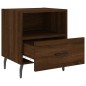 vidaXL Comodini 2 pz Rovere Marrone 40x35x47,5 cm in Legno Multistrato