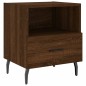 vidaXL Comodini 2 pz Rovere Marrone 40x35x47,5 cm in Legno Multistrato
