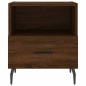 vidaXL Comodini 2 pz Rovere Marrone 40x35x47,5 cm in Legno Multistrato