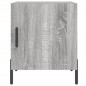 vidaXL Comodini 2 pz Grigio Sonoma 40x40x50 cm in Legno Multistrato vidaXL Comodini 2 pz Grigio Sonoma 40x40x50 cm in Legno Multistrato