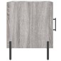 vidaXL Comodini 2 pz Grigio Sonoma 40x40x50 cm in Legno Multistrato vidaXL Comodini 2 pz Grigio Sonoma 40x40x50 cm in Legno Multistrato