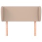 Testiera ad Orecchio Cappuccino 103x23x78/88 cm in Similpelle