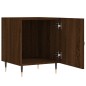 vidaXL Comodino Rovere Marrone 40x40x50 cm in Legno Multistrato
