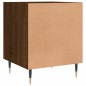 vidaXL Comodino Rovere Marrone 40x40x50 cm in Legno Multistrato