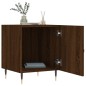 vidaXL Comodino Rovere Marrone 40x40x50 cm in Legno Multistrato