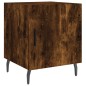 vidaXL Comodino Rovere Fumo 40x40x50 cm in Legno Multistrato vidaXL Comodino Rovere Fumo 40x40x50 cm in Legno Multistrato