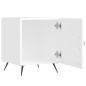 vidaXL Comodino Bianco Lucido 40x40x50 cm in Legno Multistrato vidaXL Comodino Bianco Lucido 40x40x50 cm in Legno Multistrato