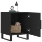 vidaXL Comodini 2 pz Neri 40x40x50 cm in Legno Multistrato vidaXL Comodini 2 pz Neri 40x40x50 cm in Legno Multistrato