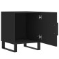vidaXL Comodini 2 pz Neri 40x40x50 cm in Legno Multistrato vidaXL Comodini 2 pz Neri 40x40x50 cm in Legno Multistrato