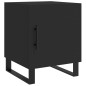 vidaXL Comodini 2 pz Neri 40x40x50 cm in Legno Multistrato vidaXL Comodini 2 pz Neri 40x40x50 cm in Legno Multistrato