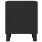 vidaXL Comodini 2 pz Neri 40x40x50 cm in Legno Multistrato vidaXL Comodini 2 pz Neri 40x40x50 cm in Legno Multistrato