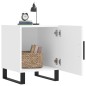 vidaXL Comodino Bianco 40x40x50 cm in Legno Multistrato vidaXL Comodino Bianco 40x40x50 cm in Legno Multistrato