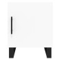 vidaXL Comodino Bianco 40x40x50 cm in Legno Multistrato vidaXL Comodino Bianco 40x40x50 cm in Legno Multistrato