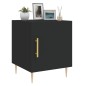 vidaXL Comodini 2 pz Neri 40x40x50 cm in Legno Multistrato