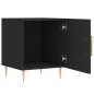 vidaXL Comodini 2 pz Neri 40x40x50 cm in Legno Multistrato
