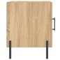 vidaXL Comodini 2 pz Rovere Sonoma 40x40x50 cm in Legno Multistrato vidaXL Comodini 2 pz Rovere Sonoma 40x40x50 cm in Legno Multistrato