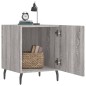 vidaXL Comodini 2 pz Grigio Sonoma 40x40x50 cm in Legno Multistrato vidaXL Comodini 2 pz Grigio Sonoma 40x40x50 cm in Legno Multistrato