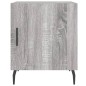 vidaXL Comodini 2 pz Grigio Sonoma 40x40x50 cm in Legno Multistrato vidaXL Comodini 2 pz Grigio Sonoma 40x40x50 cm in Legno Multistrato
