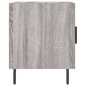 vidaXL Comodini 2 pz Grigio Sonoma 40x40x50 cm in Legno Multistrato vidaXL Comodini 2 pz Grigio Sonoma 40x40x50 cm in Legno Multistrato