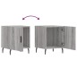 vidaXL Comodini 2 pz Grigio Sonoma 40x40x50 cm in Legno Multistrato vidaXL Comodini 2 pz Grigio Sonoma 40x40x50 cm in Legno Multistrato