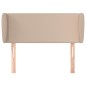Testiera ad Orecchio Cappuccino 93x23x78/88 cm in Similpelle
