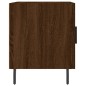vidaXL Comodino Rovere Marrone 40x40x50 cm in Legno Multistrato vidaXL Comodino Rovere Marrone 40x40x50 cm in Legno Multistrato