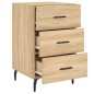 vidaXL Comodino Rovere Sonoma 40x40x66 cm in Legno Multistrato vidaXL Comodino Rovere Sonoma 40x40x66 cm in Legno Multistrato