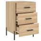 vidaXL Comodino Rovere Sonoma 40x40x66 cm in Legno Multistrato vidaXL Comodino Rovere Sonoma 40x40x66 cm in Legno Multistrato