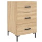 vidaXL Comodino Rovere Sonoma 40x40x66 cm in Legno Multistrato vidaXL Comodino Rovere Sonoma 40x40x66 cm in Legno Multistrato