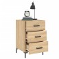 vidaXL Comodino Rovere Sonoma 40x40x66 cm in Legno Multistrato vidaXL Comodino Rovere Sonoma 40x40x66 cm in Legno Multistrato