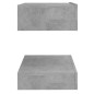 vidaXL Comodino Grigio Cemento 60x35 cm in Truciolato vidaXL Comodino Grigio Cemento 60x35 cm in Truciolato