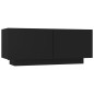 vidaXL Comodino Nero 100x35x40 cm in Truciolato vidaXL Comodino Nero 100x35x40 cm in Truciolato