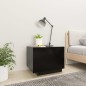 vidaXL Comodino Nero 100x35x40 cm in Truciolato vidaXL Comodino Nero 100x35x40 cm in Truciolato
