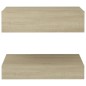 vidaXL Comodino Rovere Sonoma 60x35 cm in Truciolato vidaXL Comodino Rovere Sonoma 60x35 cm in Truciolato