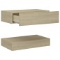 vidaXL Comodino Rovere Sonoma 60x35 cm in Truciolato vidaXL Comodino Rovere Sonoma 60x35 cm in Truciolato