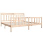 vidaXL Giroletto in Legno Massello 200x200 cm vidaXL Giroletto in Legno Massello 200x200 cm