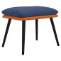 vidaXL Sgabello Blu e Arancione 45x29,5x35 cm Tessuto e Similpelle vidaXL Sgabello Blu e Arancione 45x29,5x35 cm Tessuto e Similpelle