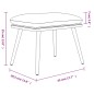 vidaXL Sgabello Blu e Arancione 45x29,5x35 cm Tessuto e Similpelle vidaXL Sgabello Blu e Arancione 45x29,5x35 cm Tessuto e Similpelle