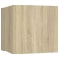 vidaXL Comodino Rovere Sonoma 30,5x30x30 cm in Truciolato vidaXL Comodino Rovere Sonoma 30,5x30x30 cm in Truciolato