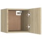 vidaXL Comodino Rovere Sonoma 30,5x30x30 cm in Truciolato vidaXL Comodino Rovere Sonoma 30,5x30x30 cm in Truciolato