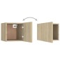 vidaXL Comodino Rovere Sonoma 30,5x30x30 cm in Truciolato vidaXL Comodino Rovere Sonoma 30,5x30x30 cm in Truciolato