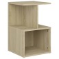 vidaXL Comodino Rovere Sonoma 35x35x55 cm in Truciolato vidaXL Comodino Rovere Sonoma 35x35x55 cm in Truciolato