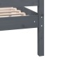 vidaXL Giroletto Grigio Legno Massello Pino 180x200cm 6FT Super King vidaXL Giroletto Grigio Legno Massello Pino 180x200cm 6FT Super King