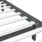vidaXL Giroletto Grigio Legno Massello 75x190cm 2FT6 Piccolo Singolo